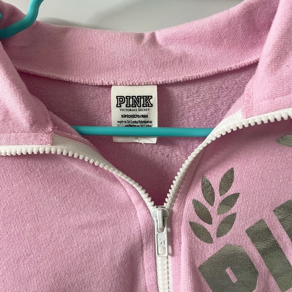 Pink Quarter zip sweater - Picture 2 of 3